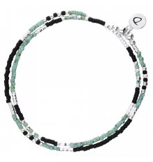 doriane bijoux-fluffy-bracelet-argent 925-extensible-2 tours-bijoux totem.