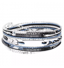 doriane bijoux-bracelet-argent 925-multitours-bijoux totem.