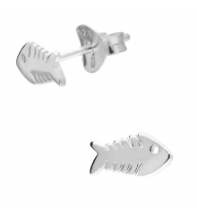 doriane-petit poisson-argent 925-boucles d'oreilles-bijoux totem.
