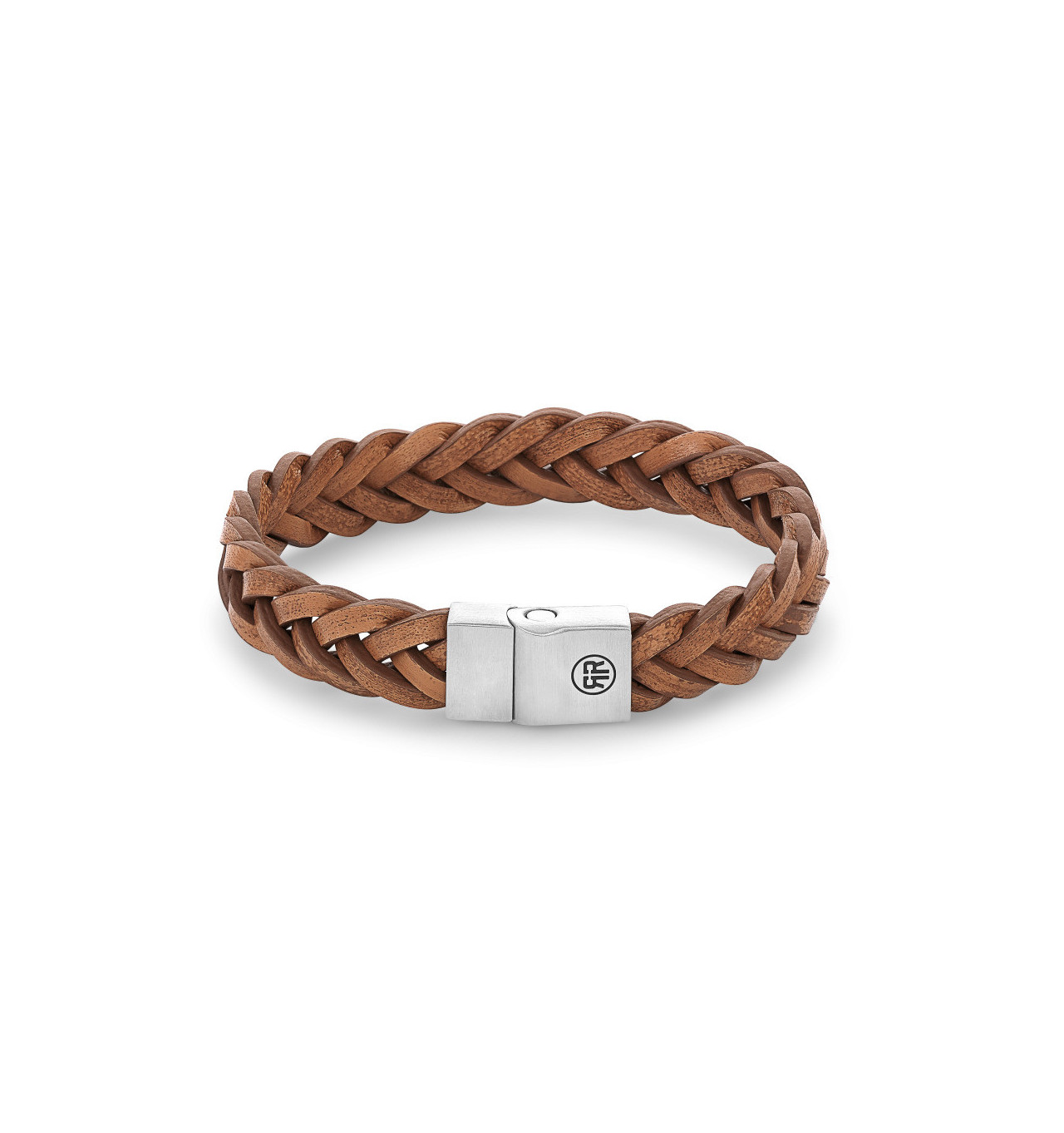 rebel&rose-full métal-braided-bracelet-cuir-homme-bijoux totem.