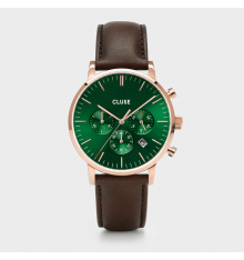 cluse-aravis-montre-homme-acier-vert-bijoux totem