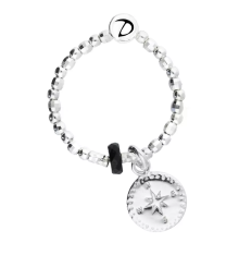 doriane-rose des vents-bague-extensible-Argent 925-spinelle-bijoux totem.
