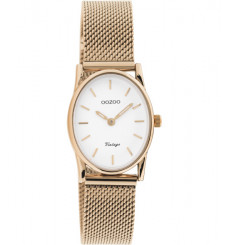 oozoo-montre-femme-acier-doré-milanais-bijoux totem