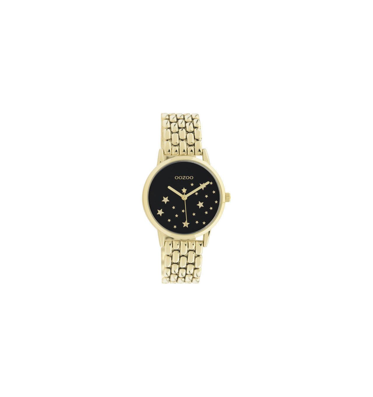 oozoo-montre-femme-acier-doré-bijoux totem