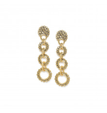 ori tao bijoux-ricochets-boucles d'oreilles-dorées-3 anneaux-bijoux-totem