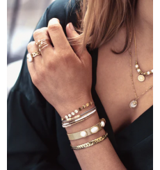 zag-bijoux-bracelet-nérée-acier-doré-bijoux totem.