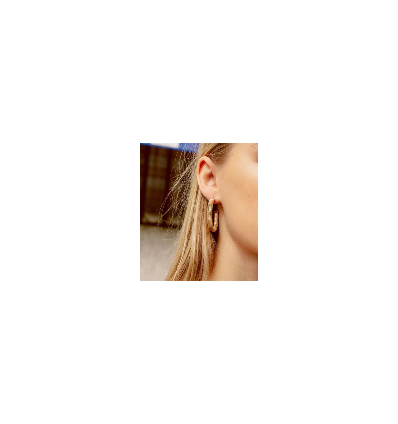 zag-bijoux-boucles d'oreilles-créoles-bouny-acier-doré-bijoux totem.