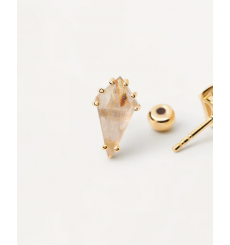 pdpaola-gemstones-akiro-boucles d'oreilles-quartz-plaqué or-bijoux totem
