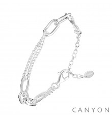 canyon france-bracelet-argent-double rangs-bijoux totem