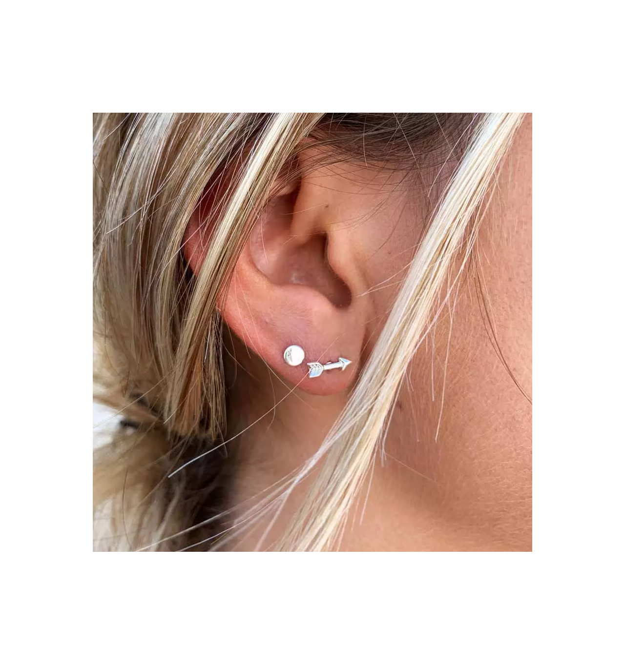 doriane-petites flèches-argent 925-boucles d'oreilles-bijoux totem.