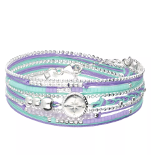 doriane bijoux-anneau-bracelet-argent-multitours-turquoise-vert-bijoux totem.