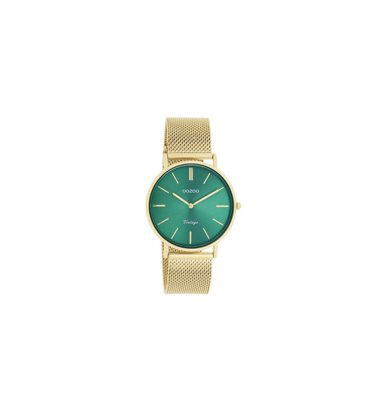 oozoo-montre-femme-mesh-doré-ronde-bijoux totem