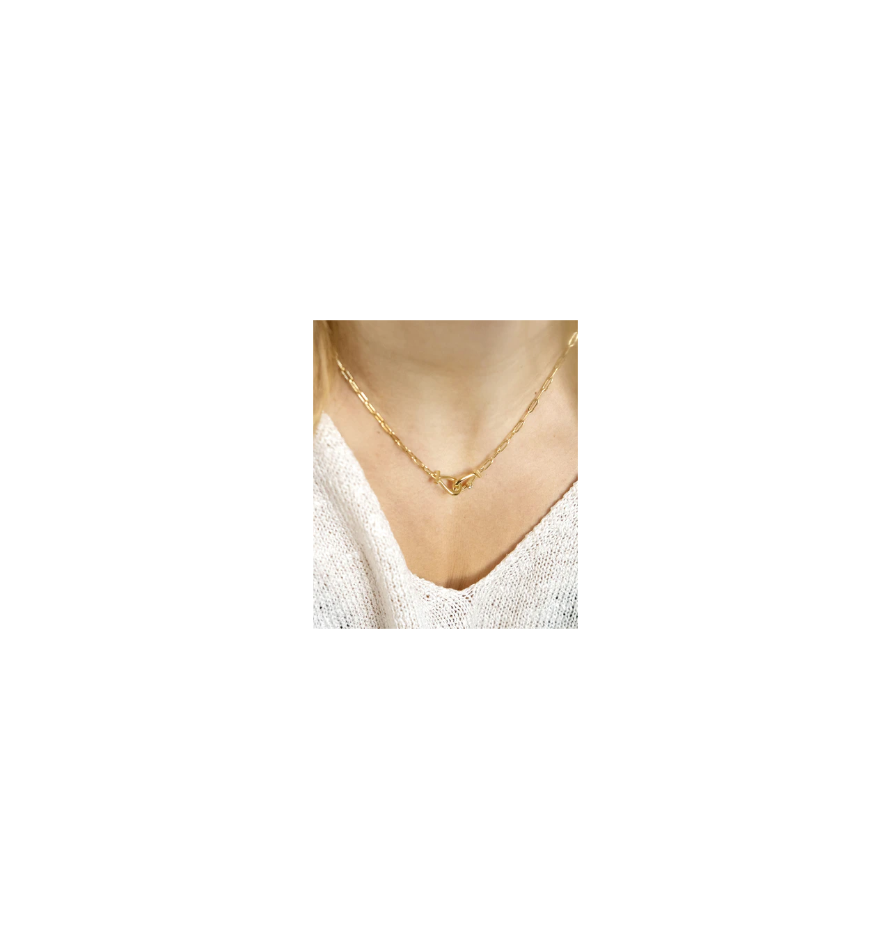 zag-bijoux-gancio-collier-acier-doré-bijoux totem.