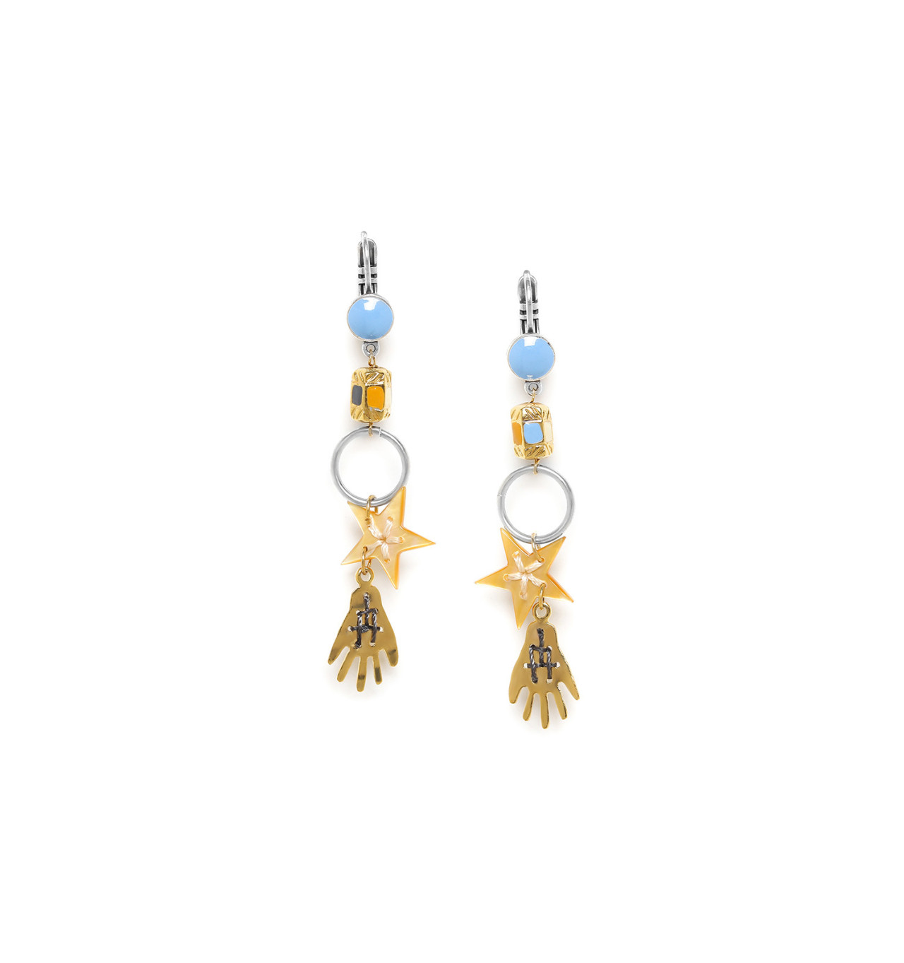 franck herval-justine-dormeuses-longues-bijoux totem.