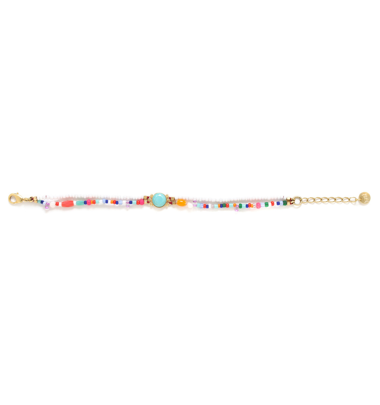 franck herval-karma-bracelet-ajustable-2 rangs-bijoux totem.