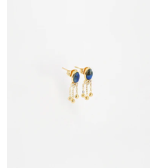 zag-bijoux-séville-boucles d'oreilles-acier doré-lapis lazuli-bijoux totem.