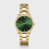 cluse-féroce-montre-femme-vert-or-acier-bijoux totem