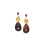 franck herval-bettina-boucles d'oreilles-3 éléments-bijoux totem.