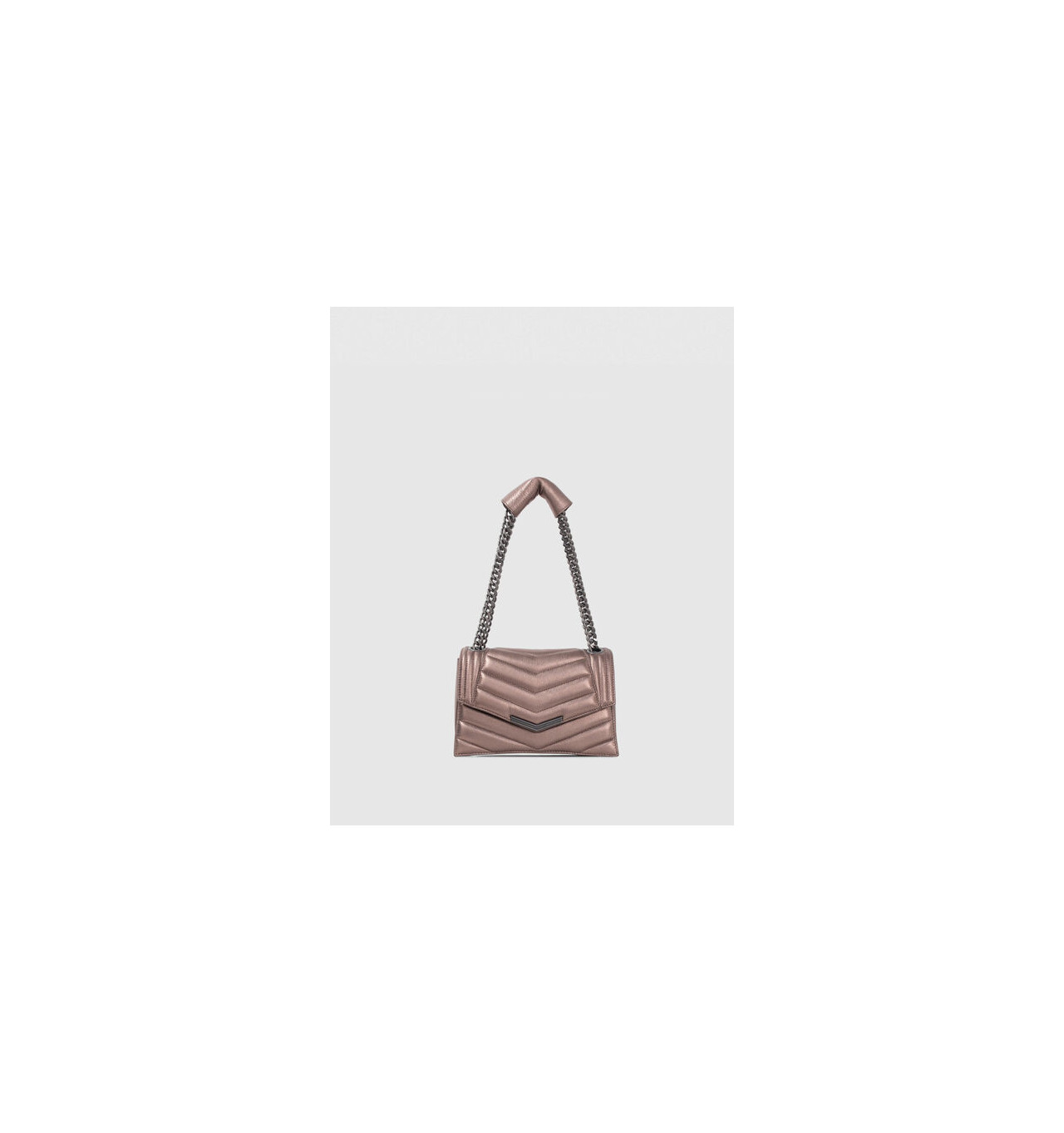 ikks-the 1-glitter copper-sac-pochette-cuir-bijoux totem.