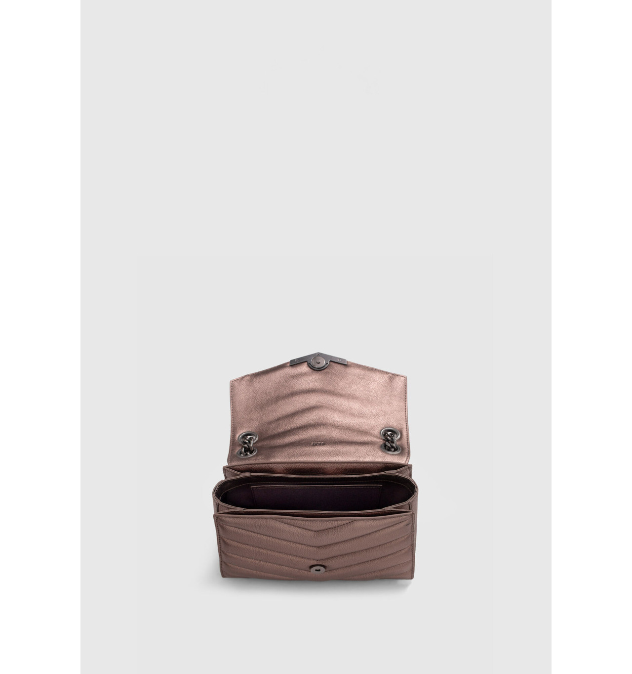 ikks-the 1-glitter copper-sac-pochette-cuir-bijoux totem.