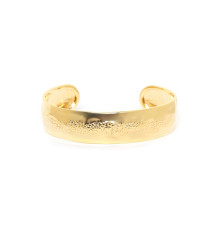 ori tao bijoux-manta-bracelet-rigide doré-bijoux-totem.