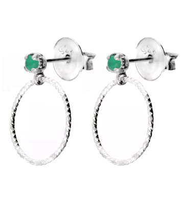 doriane-aventurine-argent 925-boucles d'oreilles-bijoux totem.