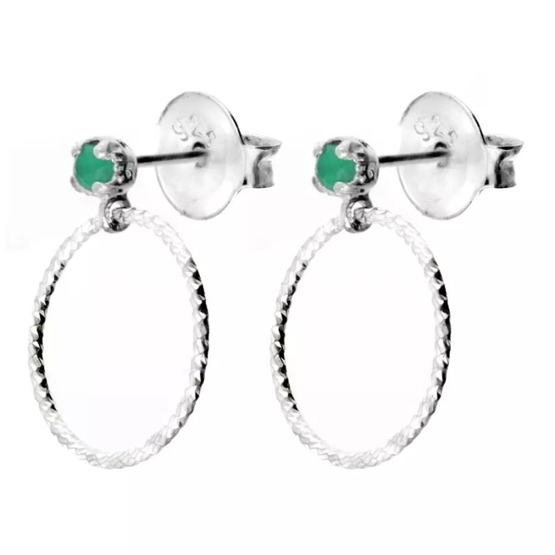 doriane-aventurine-argent 925-boucles d'oreilles-bijoux totem.