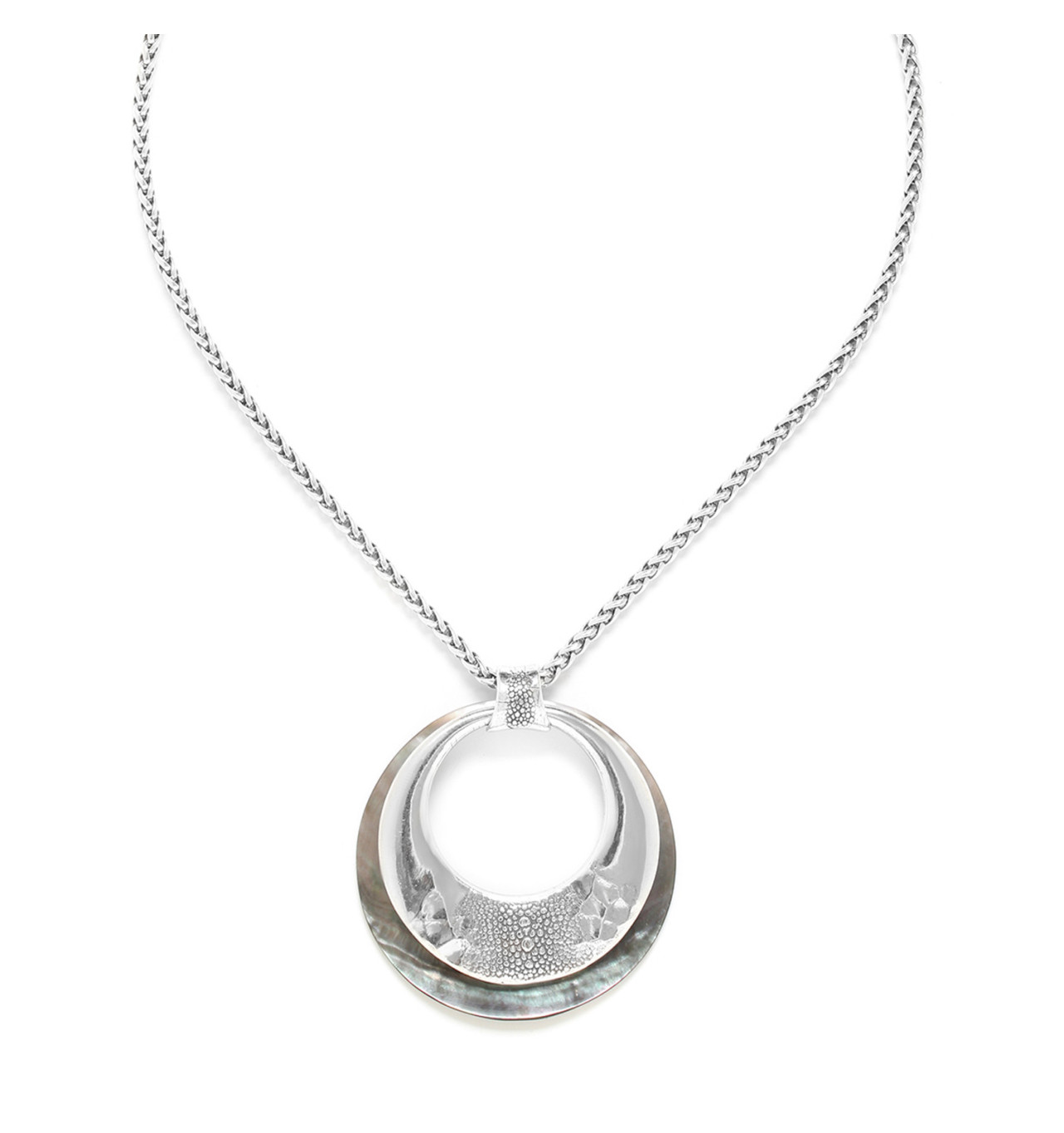 ori tao bijoux-manta-collier-court-argenté-bijoux-totem.