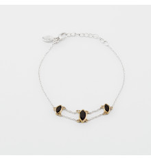 canyon france-bracelet-argent-onyx noir-bijoux totem
