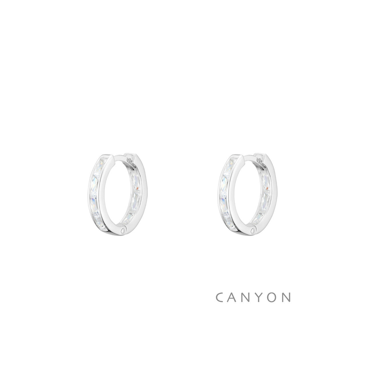 canyon france-boucles d'oreilles-créoles-oxyde-argent-bijoux totem.
