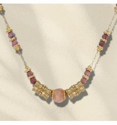 loetma-ethnica-collier-rhodochrosite-réglable-bijoux totem