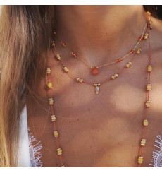 loetma-miyuka-collier-cornaline-réglable-bijoux totem