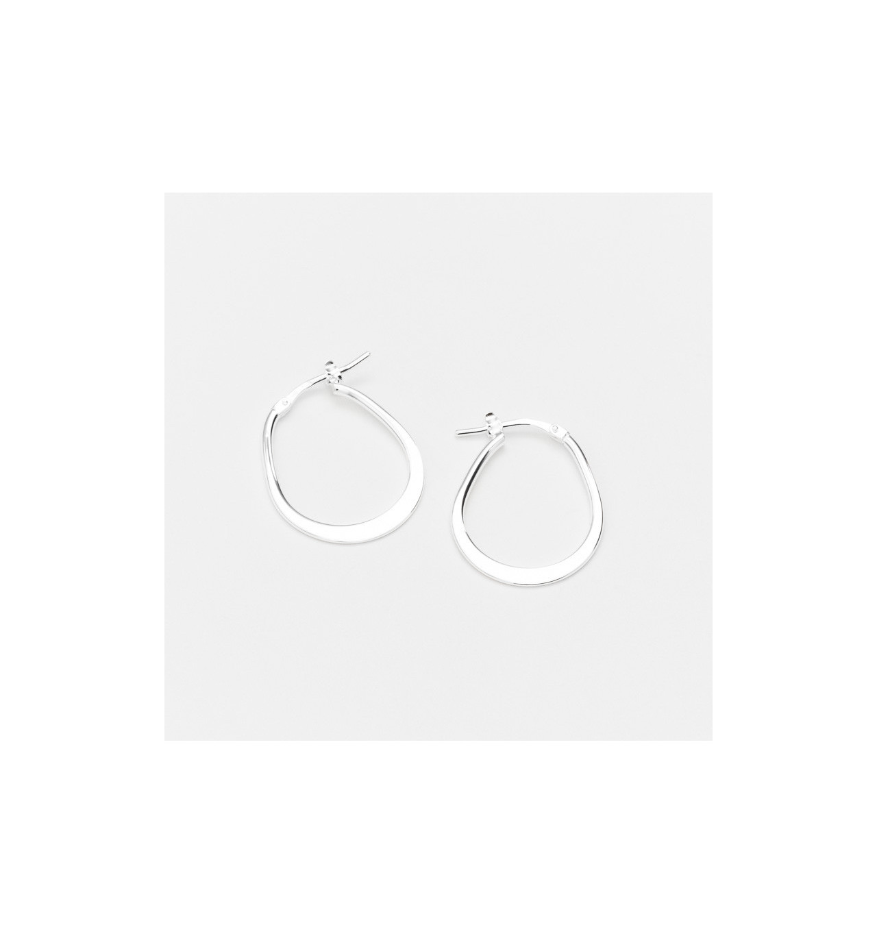 canyon france-boucles d'oreilles-argent-créoles-bijoux totem.