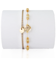 loetma-simba-bracelet-ajustable-quartz-goldy-bijoux totem