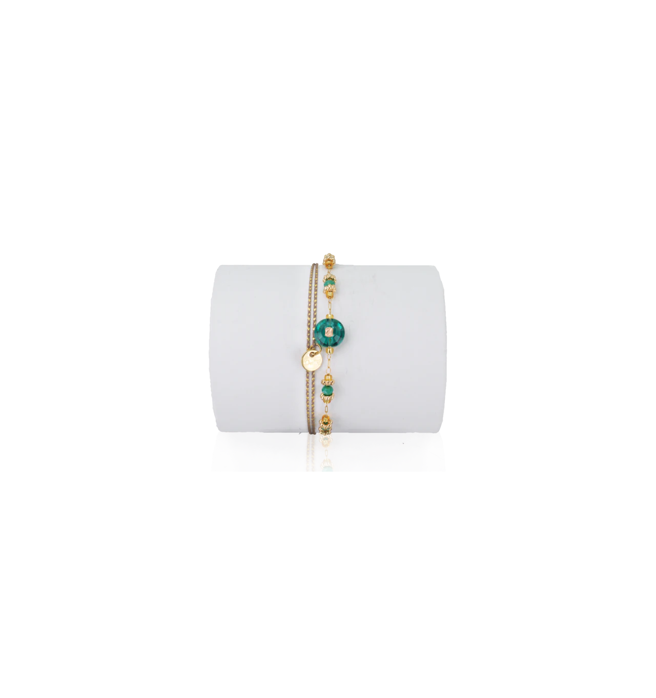 loetma-simba-bracelet-ajustable-quartz-vert-bijoux totem