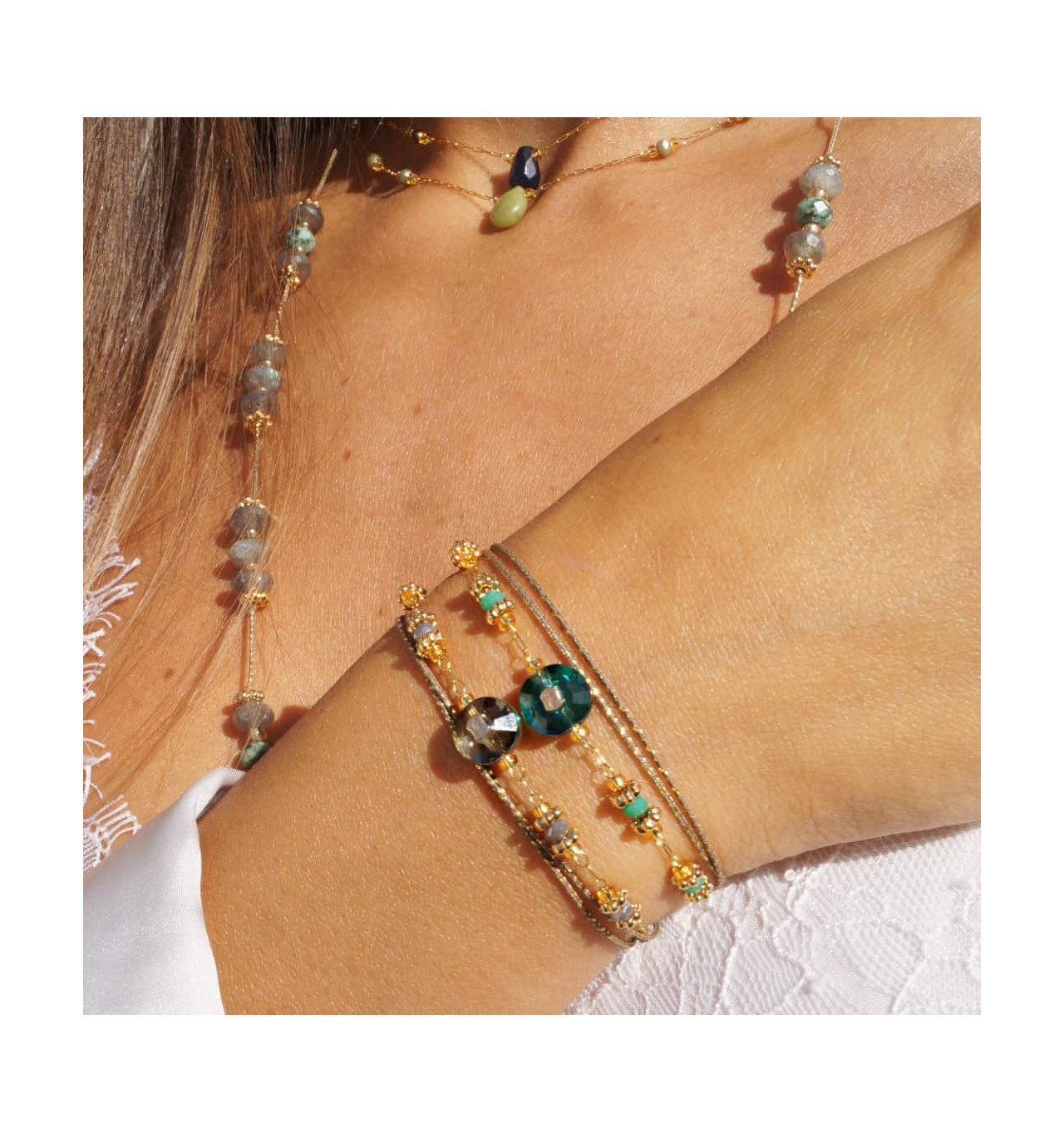 loetma-simba-bracelet-ajustable-quartz-vert-bijoux totem