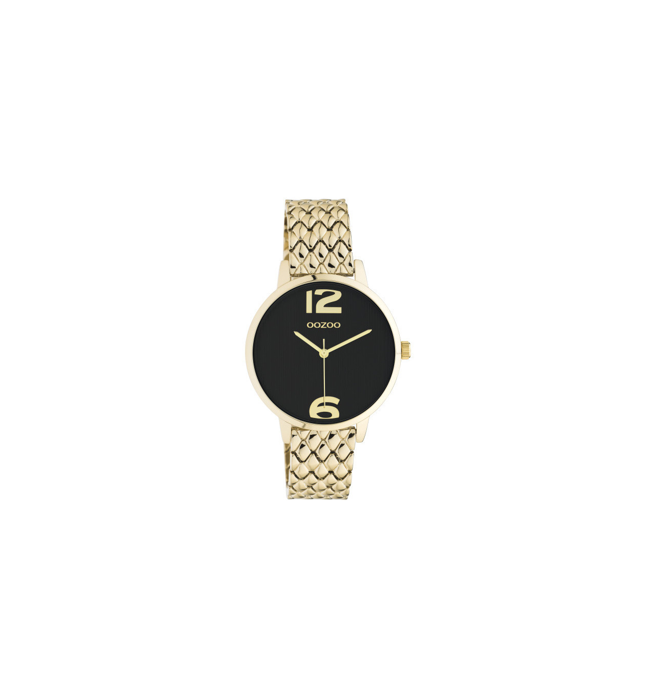 oozoo-montre-femme-acier-doré-ronde-bijoux totem