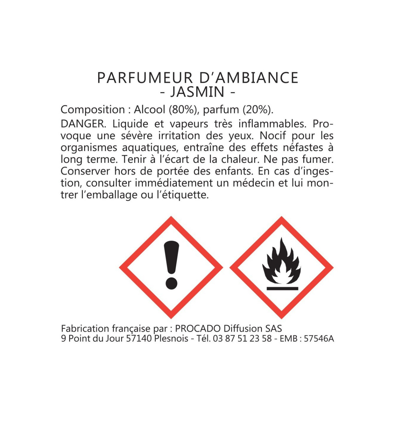les lumières du temps-les traditionnels-jasmin-diffuseur de parfum-100ml-bijoux totem