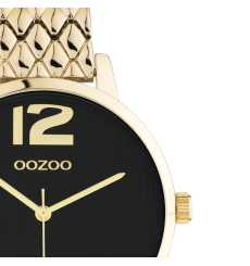 oozoo-montre-femme-acier-doré-ronde-bijoux totem