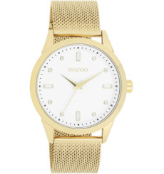 oozoo-montre-femme-acier doré-ronde-bijoux totem