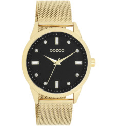 oozoo-montre-femme-acier doré-ronde-bijoux totem