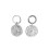 secret de cuir-boucles d'oreilles-boussole-bijoux totem