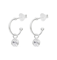 doriane-argent 925-boucles d'oreilles-mini créoles-bijoux totem.