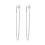 doriane-argent 925-boucles d'oreilles-longues-bijoux totem.