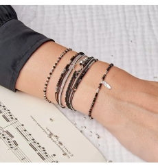 doriane bijoux-anneau-bracelet-argent-multi tours-noir-bijoux totem.