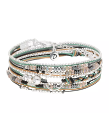 doriane bijoux-anneau-bracelet-argent-multi tours-tweed-bijoux totem.