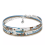 doriane bijoux-atlanta-bracelet-argent-2 tours-bleu-choco-bijoux totem.