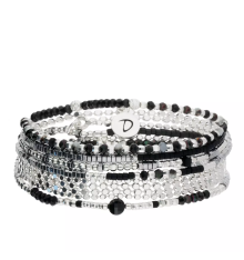 doriane-bijoux-bracelet-extensible-argent-noir-bijoux totem.