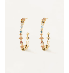 pdpaola-atelier-halo-boucles d'oreilles-créoles-plaqué or-bijoux totem