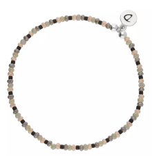 doriane-bijoux-Matala-bracelet-extensible-argent-beige-gris-bijoux totem.
